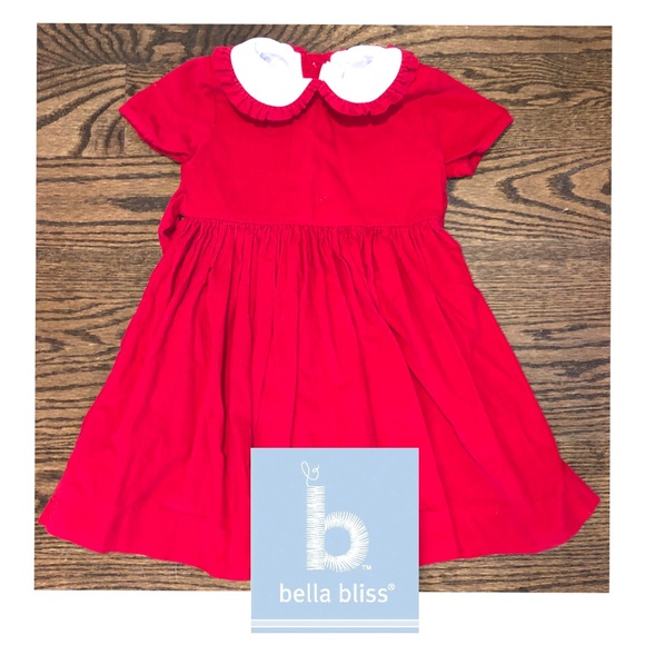 Bella Bliss Other - Bella Bliss Girls Red Corduroy Dress 2T